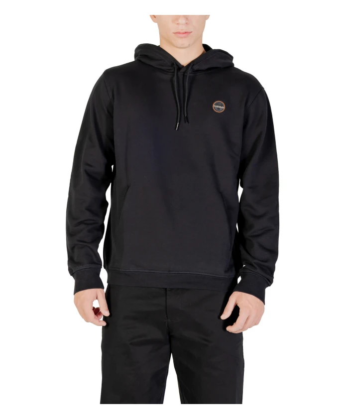 

Минималистичная толстовка с нашивкой для мужчин Napapijri, черный