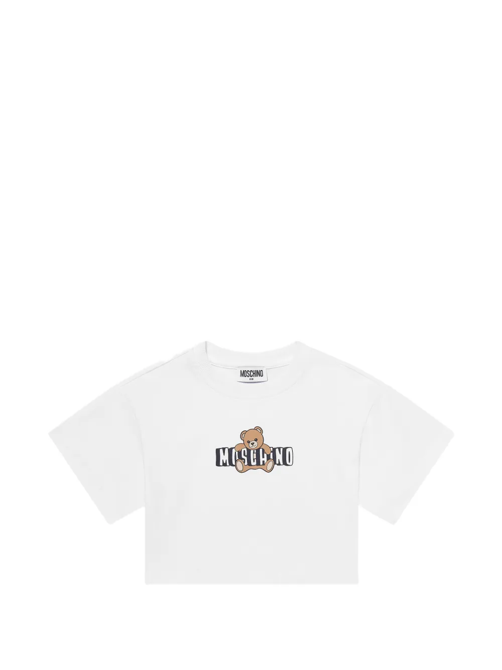 Комплект из шортов с логотипом и принтом "мишки" Moschino Kids, белый — фото 3