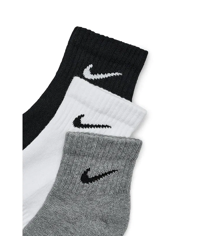Носки повседневные амортизирующие Nike Everyday Cushion Ankle Socks 3-Pair Pack, Multicolor — фото 3