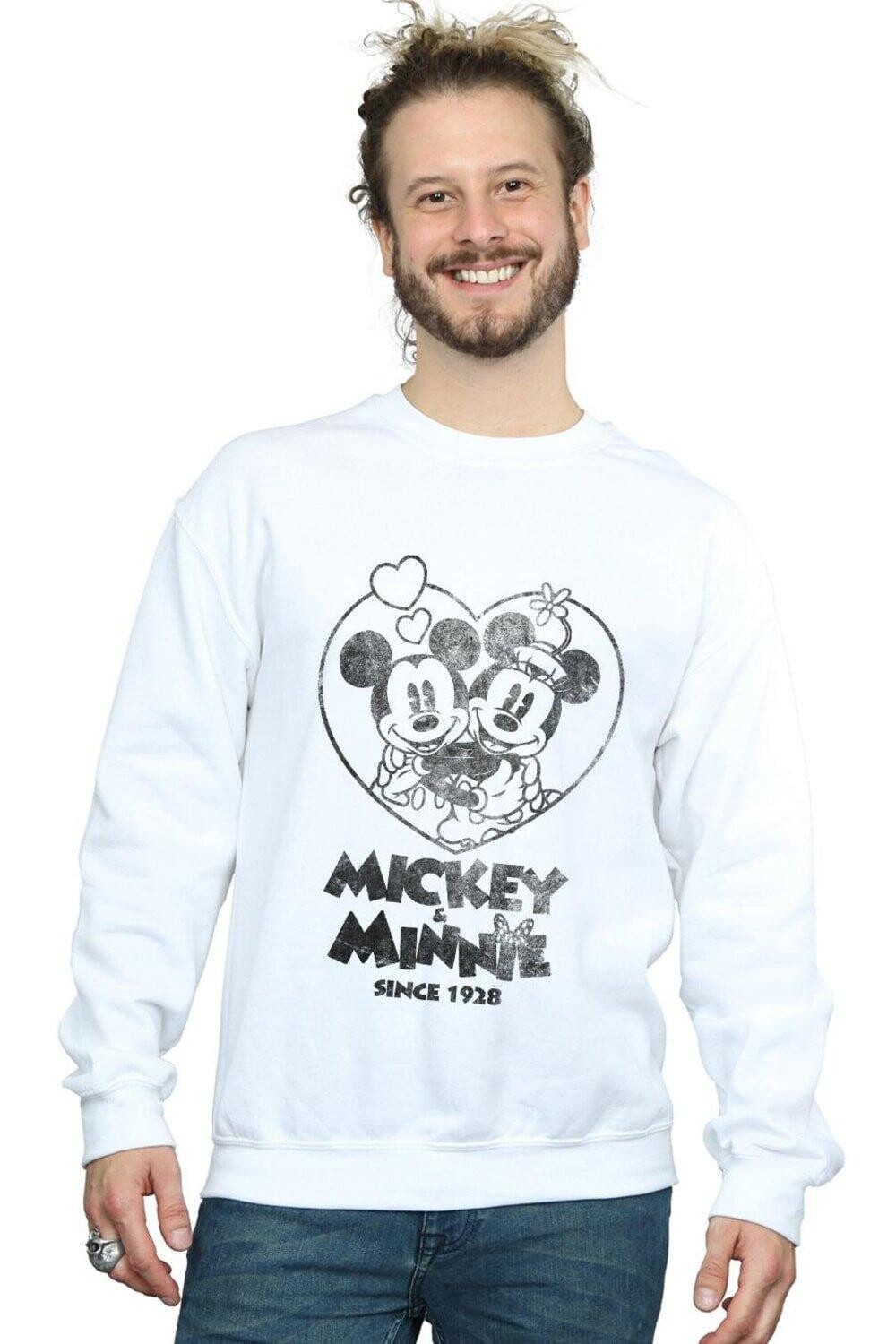 

Толстовка с Микки и Минни Маус с 1928 года Disney, белый