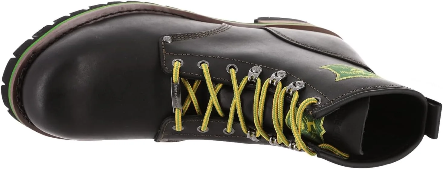 Мужские рабочие ботинки Skechers John Deere: Cascades из кожи на шнуровке — фото 2