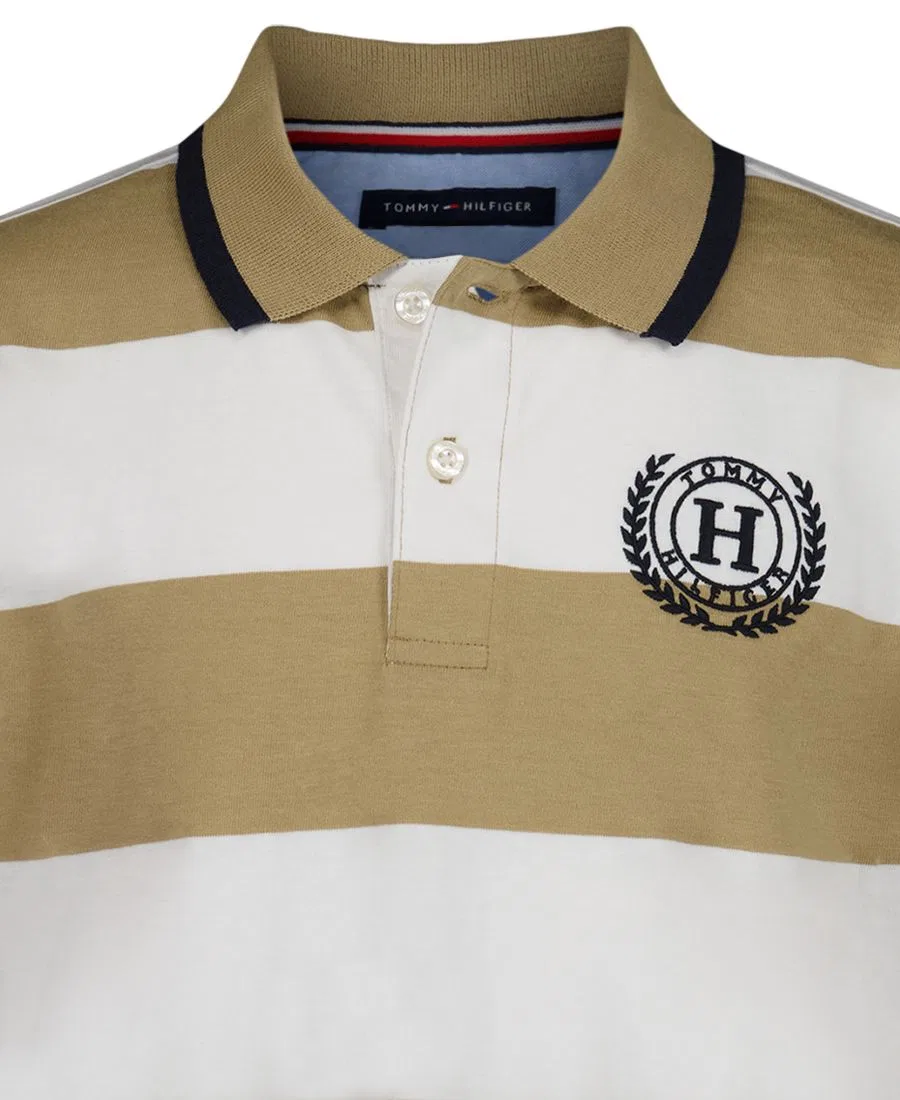 Поло для мальчиков 8-20 лет, полосатая расцветка «Маринерс» Tommy Hilfiger — фото 4