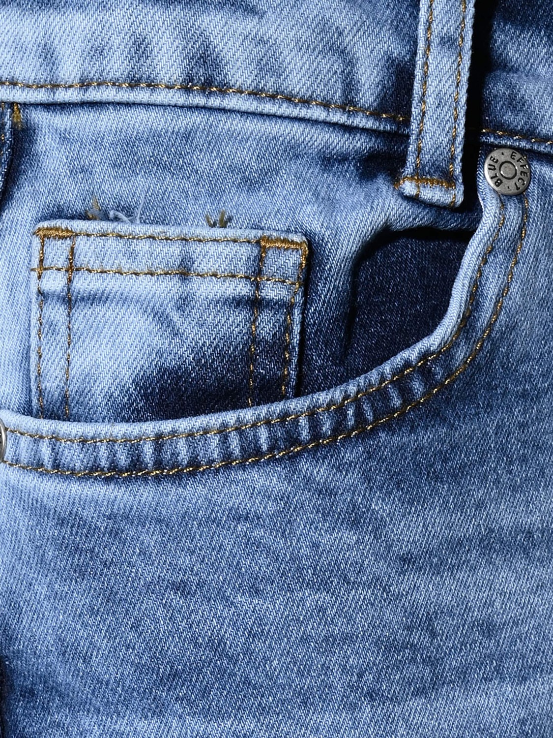 BLUE EFFECT Джинсы Loose fit '2879' в синем дениме — фото 4
