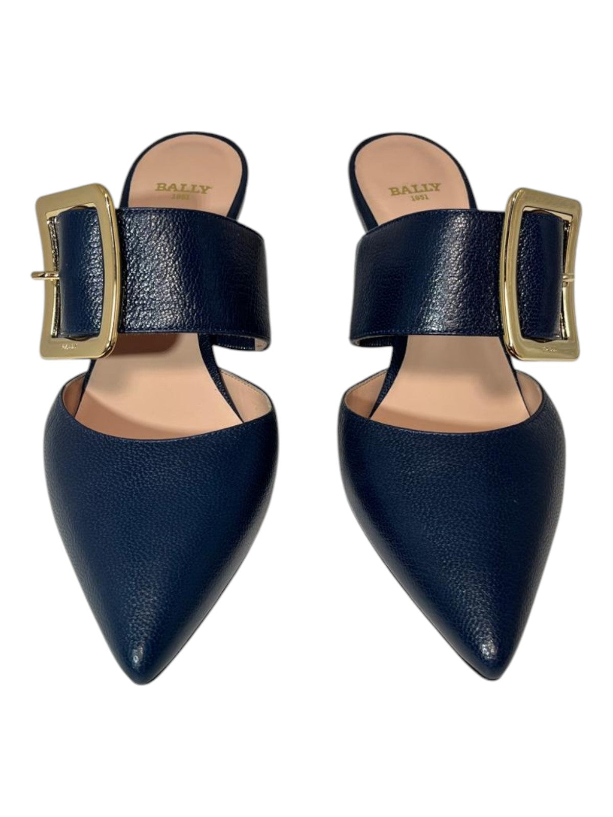 Женские туфли-лодочки Bally Jemina 6238170 из телячьей кожи Midnight, синий — фото 2