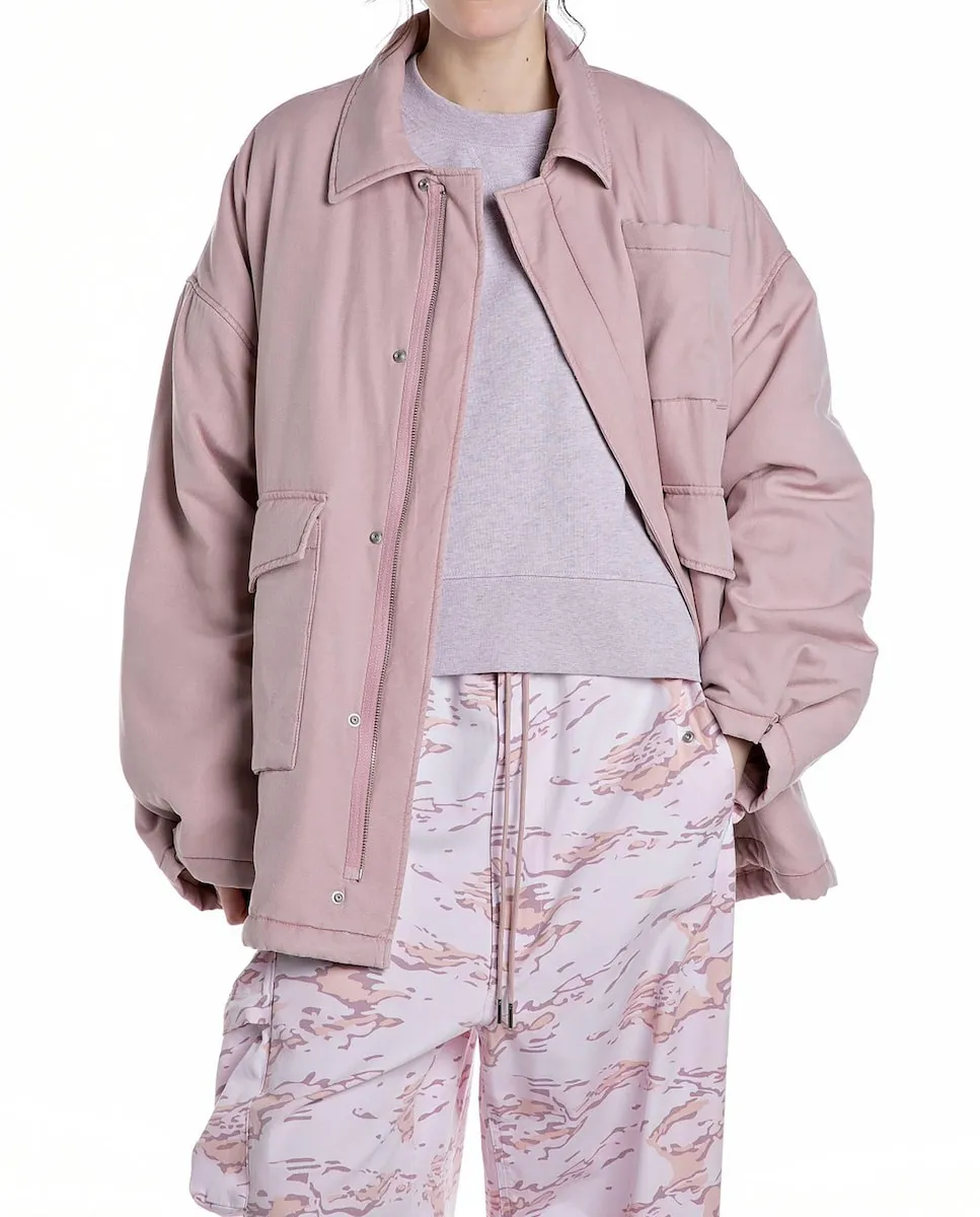 

Женская хлопковая куртка на молнии Replay, розовый