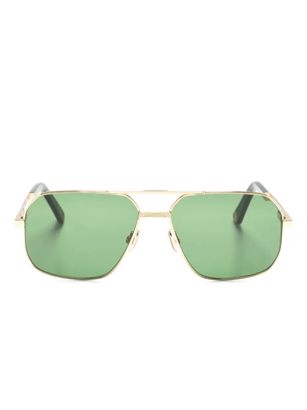 

Солнцезащитные очки-пилоты с двойным мостом MARCH LA.B, золотой