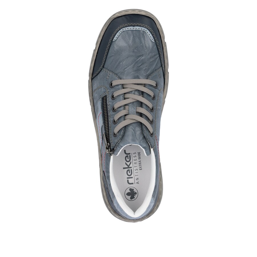 Спортивные туфли на шнуровке Rieker 04004, Blue/Smoke Blue — фото 4