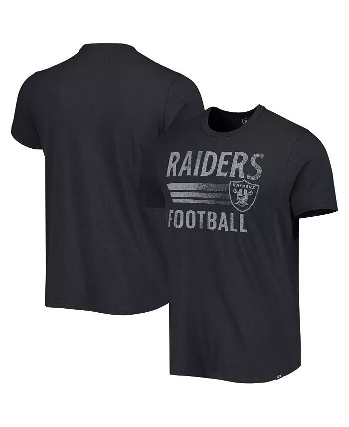 

Мужская черная футболка Las Vegas Raiders Wordmark Rider Franklin '47 Brand