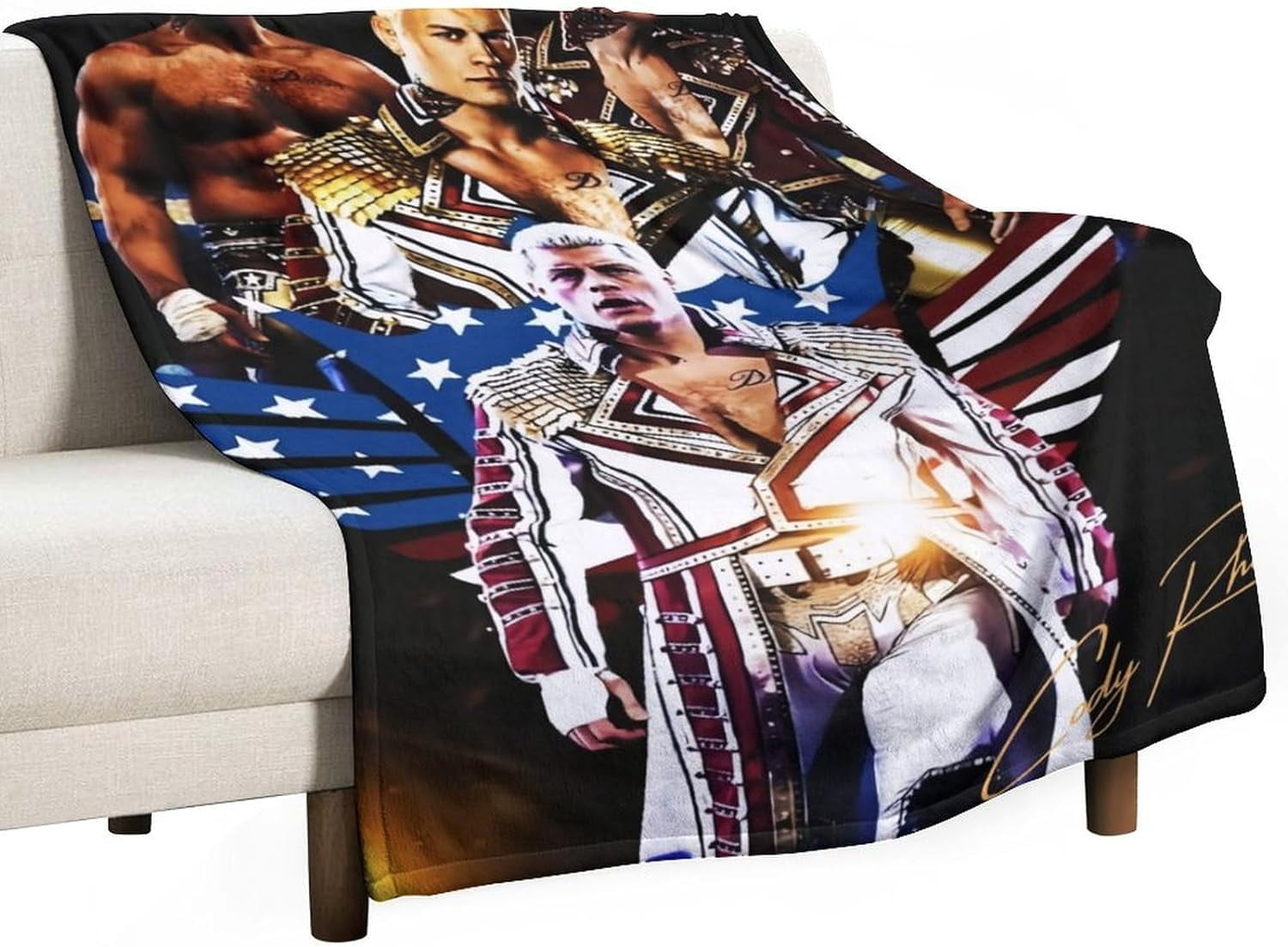 

Одеяло Cody Art Rhodes 40 x 50 дюймов, разноцветный