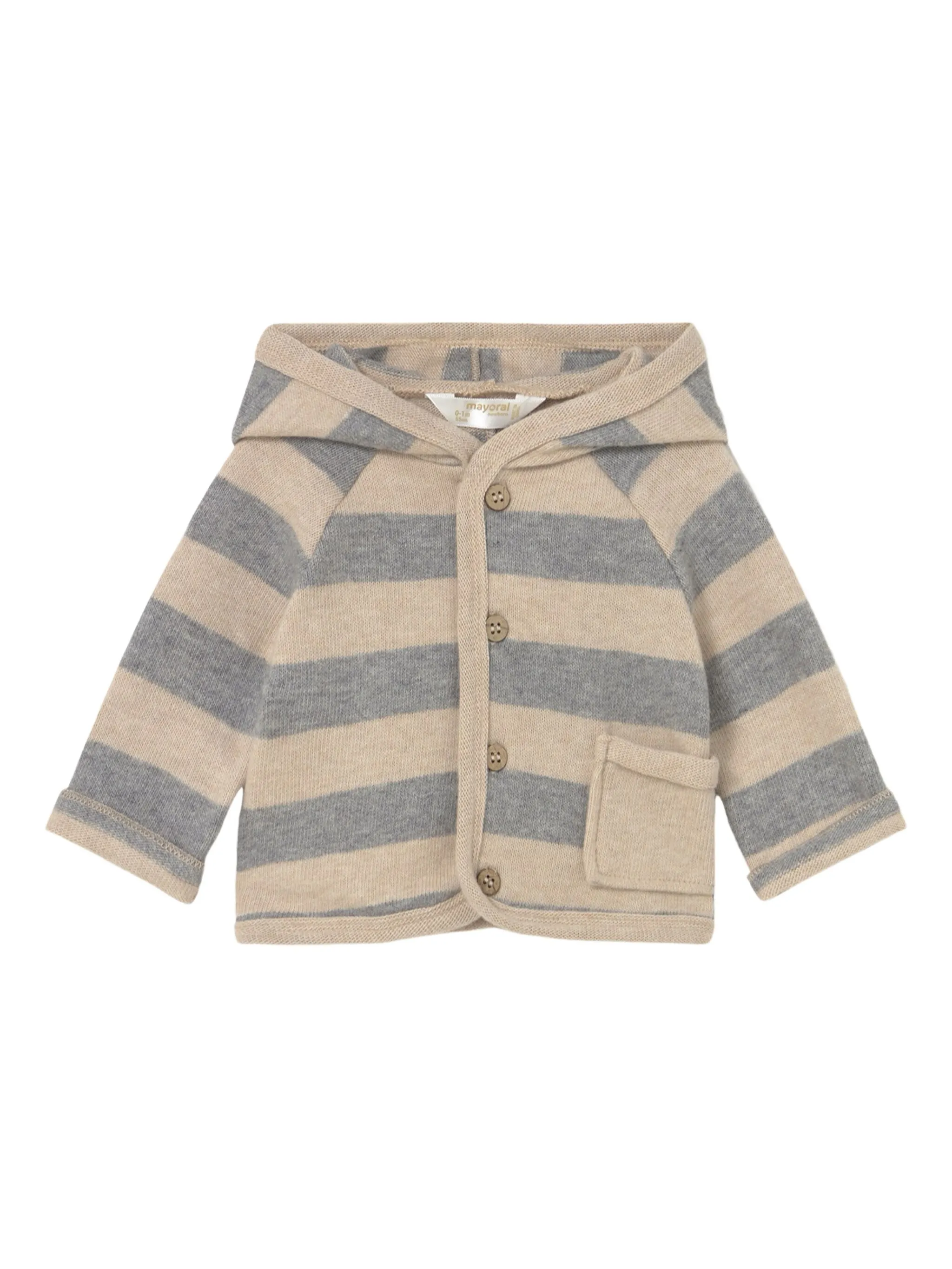 

Комплект-тройка в тонкую полоску Mayoral, бежевый