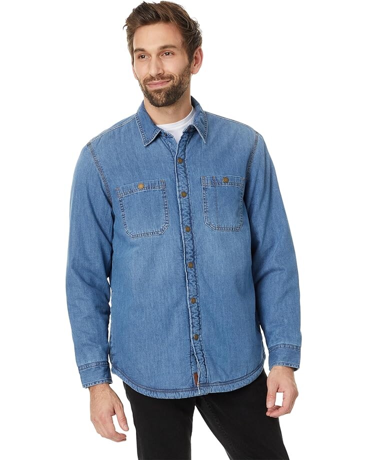 

Рубашка L.L.Bean 1912 Heritage Lined Shirt Jac, цвет Stonewashed