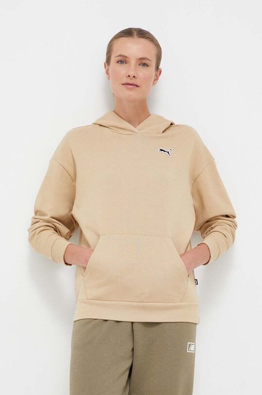 

Толстовка из хлопка Puma, бежевый