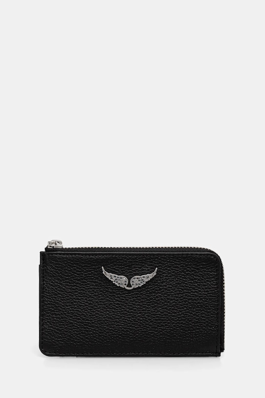 

Кожаный кошелек Zadig&Voltaire, черный