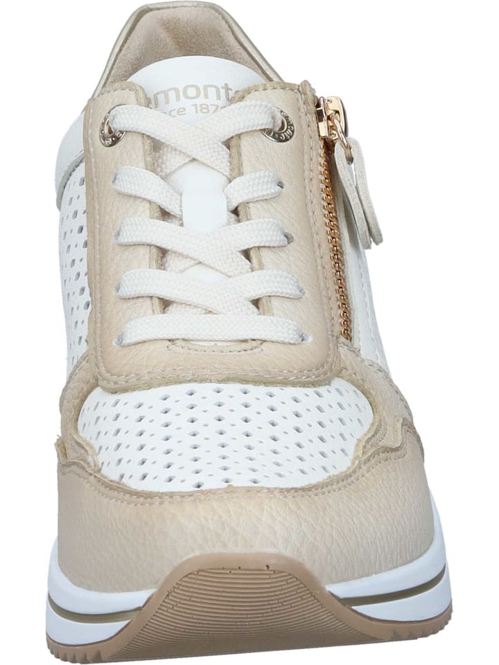 Элегантные туфли на шнуровке remonte, цвет crema/paper/palegold/offwhite — фото 3