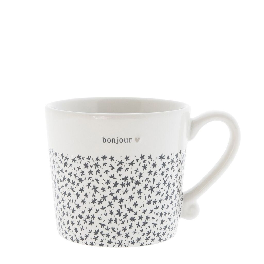 

Чашка MINI BLOOMS BONJOUR D. 8,5см 220мл белая керамика Bastion Collections, белый