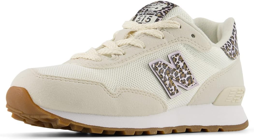 Кроссовки New Balance Kids 515 V1 на шнуровке, Linen/Taro