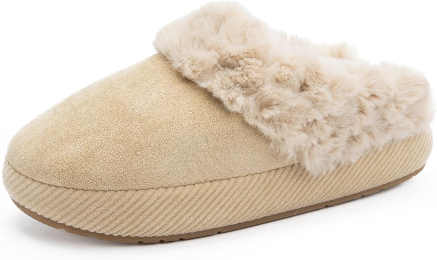 

Тапочки Chantomoo для женщин и мужчин с эффектом памяти, домашние, верх из искусственной замши, резиновая подошва, подкладка из искусственного меха, теплые и удобные пушистые домашние тапочки, хаки