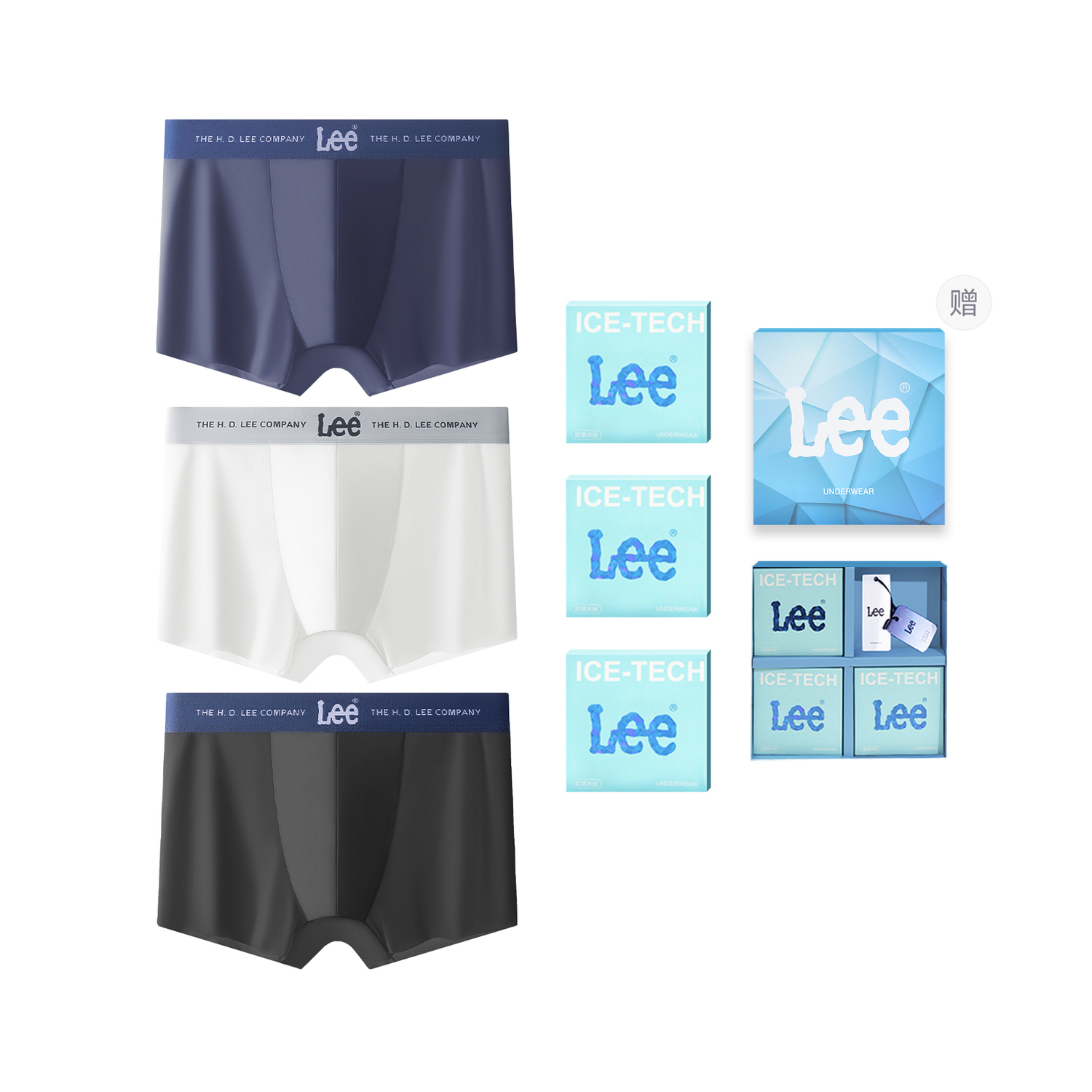 

Трусы Cordura мужские боксеры 3 шт Lee, белый