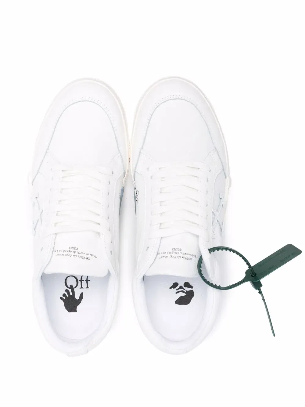 Вулканизированные низкие кроссовки Off-White, белый — фото 4