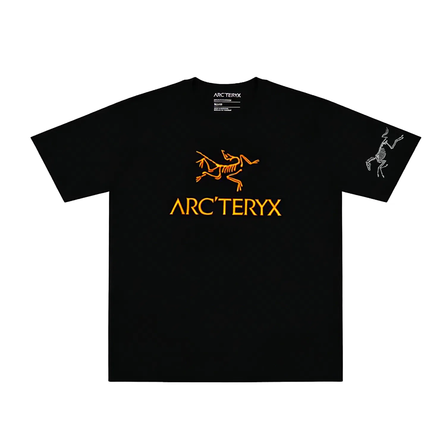 Футболка KRAGG, унисекс, круглая горловина, прямой крой Arcteryx, Black — фото 3