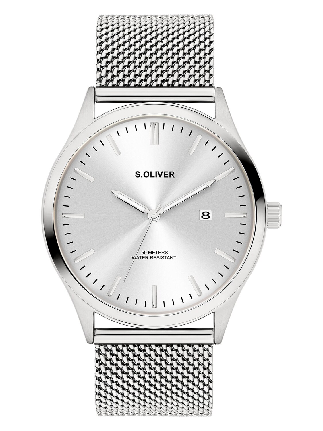 

s.Oliver Серебряные аналоговые часы