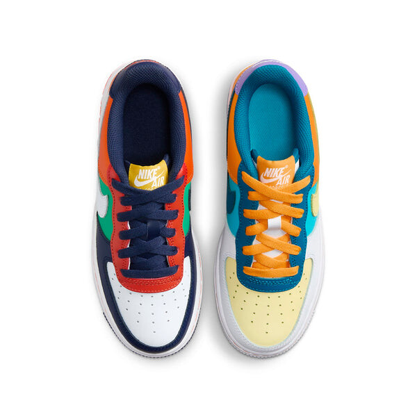Кроссовки air force 1 низкие Nike, оранжевый — фото 4
