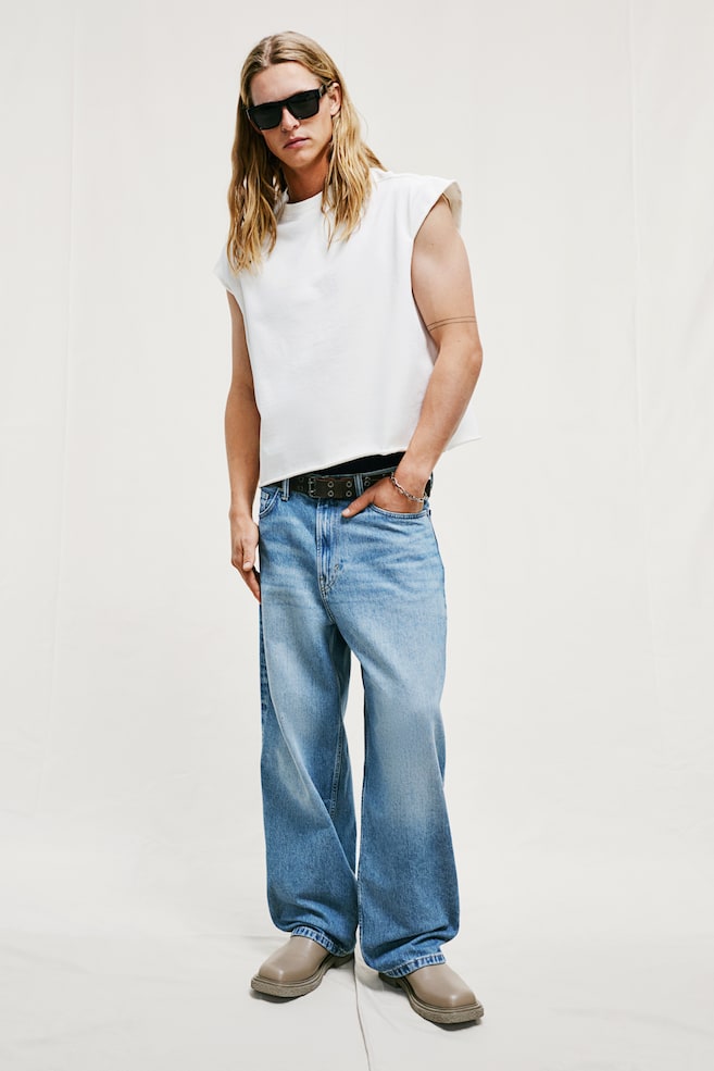 

Мешковатые джинсы H&M, синий