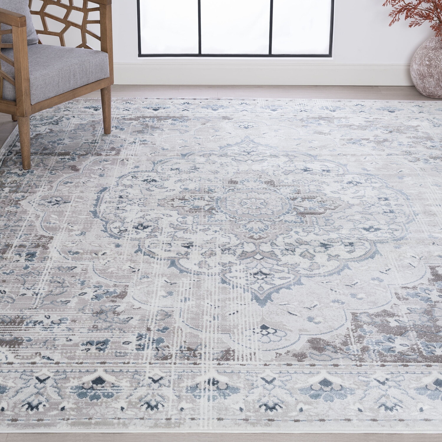 

Коврик винтажный Bliss Rugs, серый