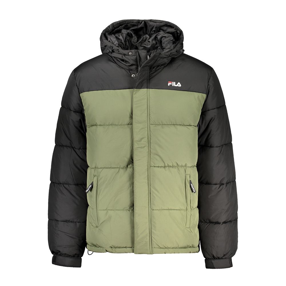 

Зеленая куртка из полиэстера Fila
