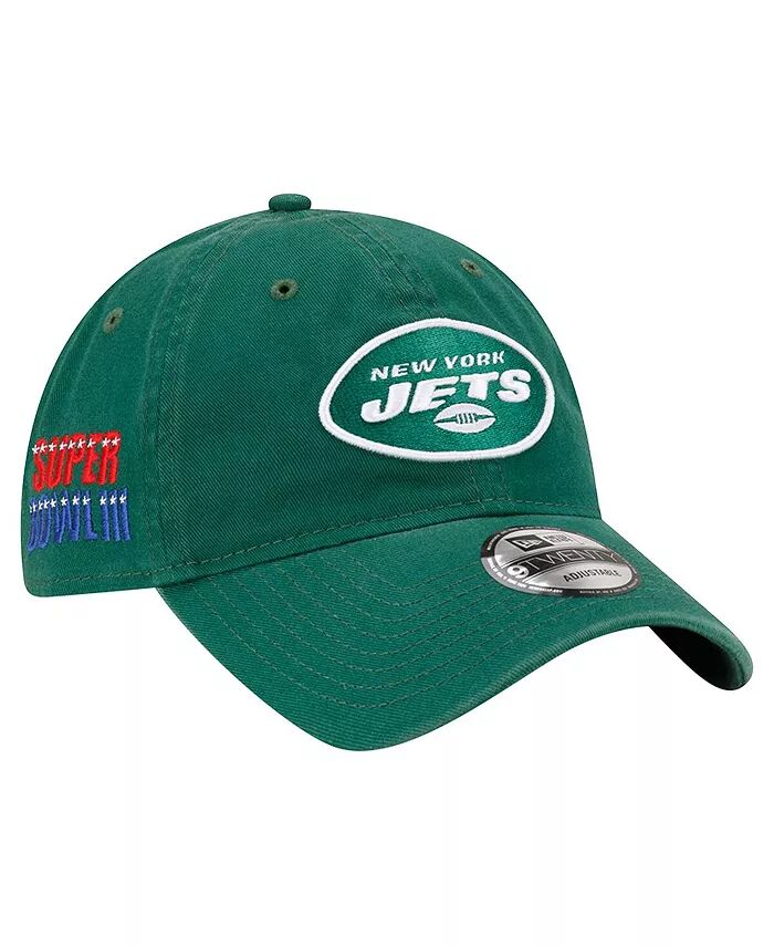 

Мужская зеленая регулируемая кепка New York Jets Distinct 9TWENTY New Era, зеленый