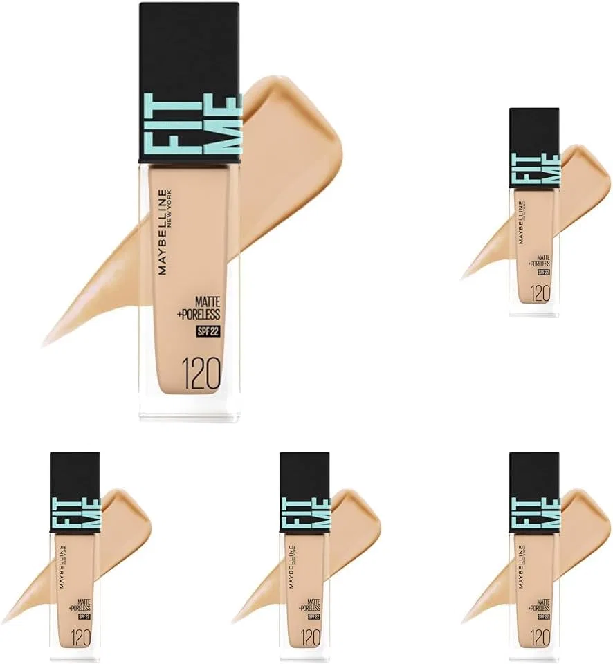 Тональная основа Maybelline Fit Me Liquid Foundation R 120 SPF22 матовая, 150 мл, x5