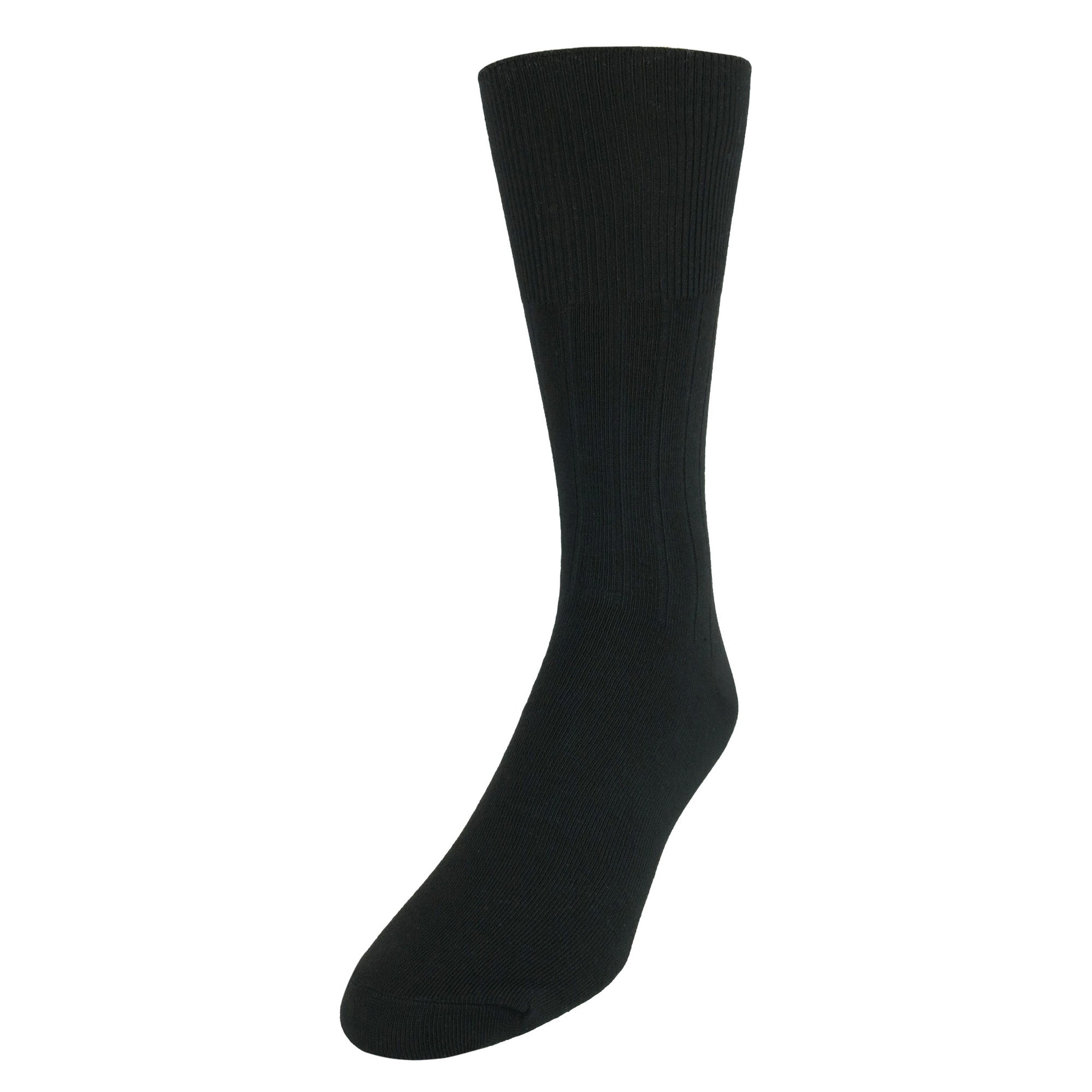 

Мужские носки из хлопковой смеси Comfort Top Circulation Dress Socks Windsor Collection, черный