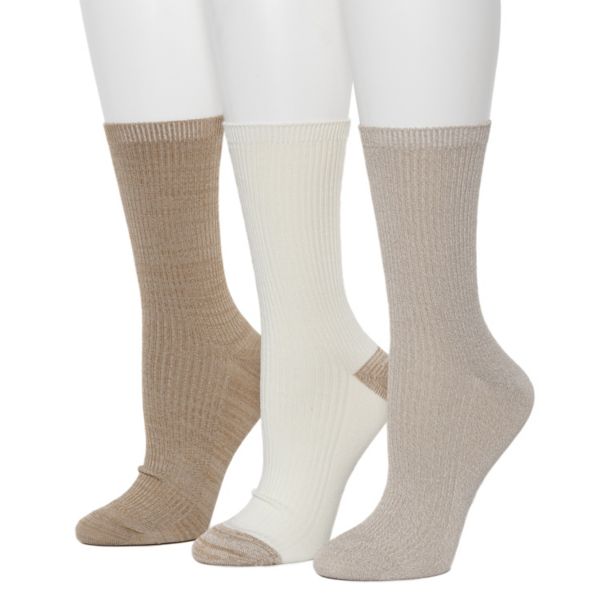 

Женские носки на каждый день, упаковка 3 пары Cuddl Duds, коричневый