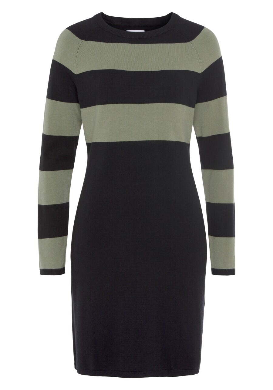 

Вязаное платье Tamaris, цвет Green/Black