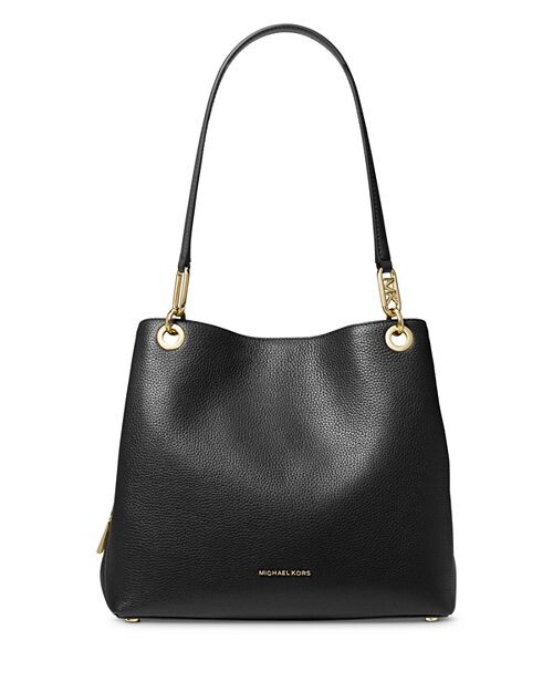 

Большая кожаная сумка через плечо Kensington Michael Kors, цвет Black