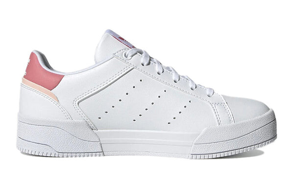 Кроссовки (GS) adidas originals Court Tourino 'White Pink', белый — фото 2
