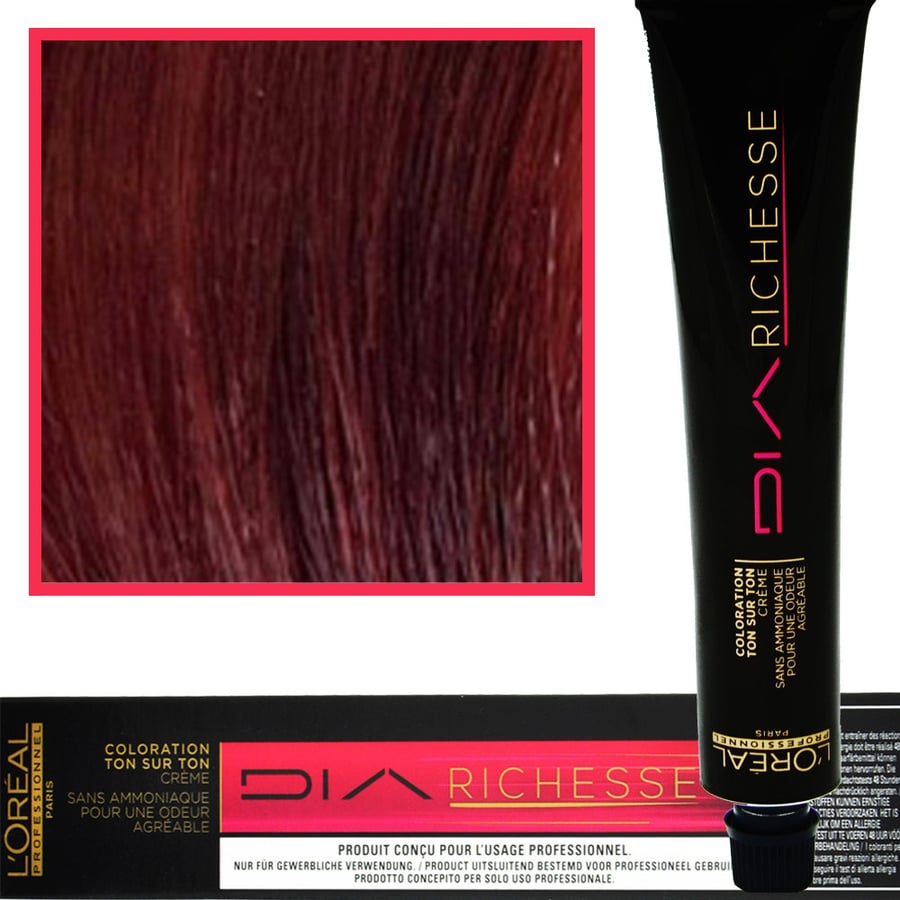 

Loreal, Dia Richesse, Краска для волос 6.64 Темно-русый красно-медный L'Oréal Professionnel