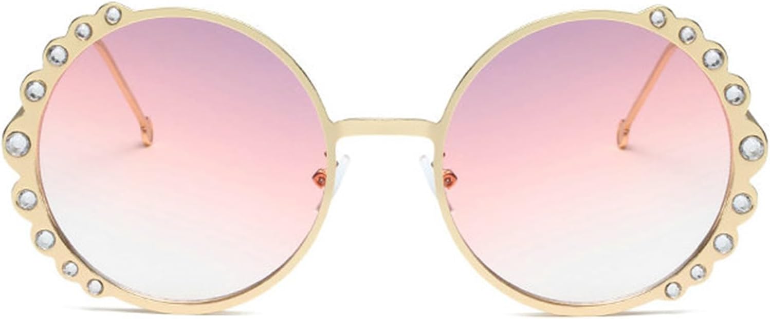 

Willochra — круглые солнцезащитные очки ручной работы для женщин, современные солнцезащитные очки с бриллиантами и стразами, винтажные модные хрустальные солнцезащитные очки, Purple