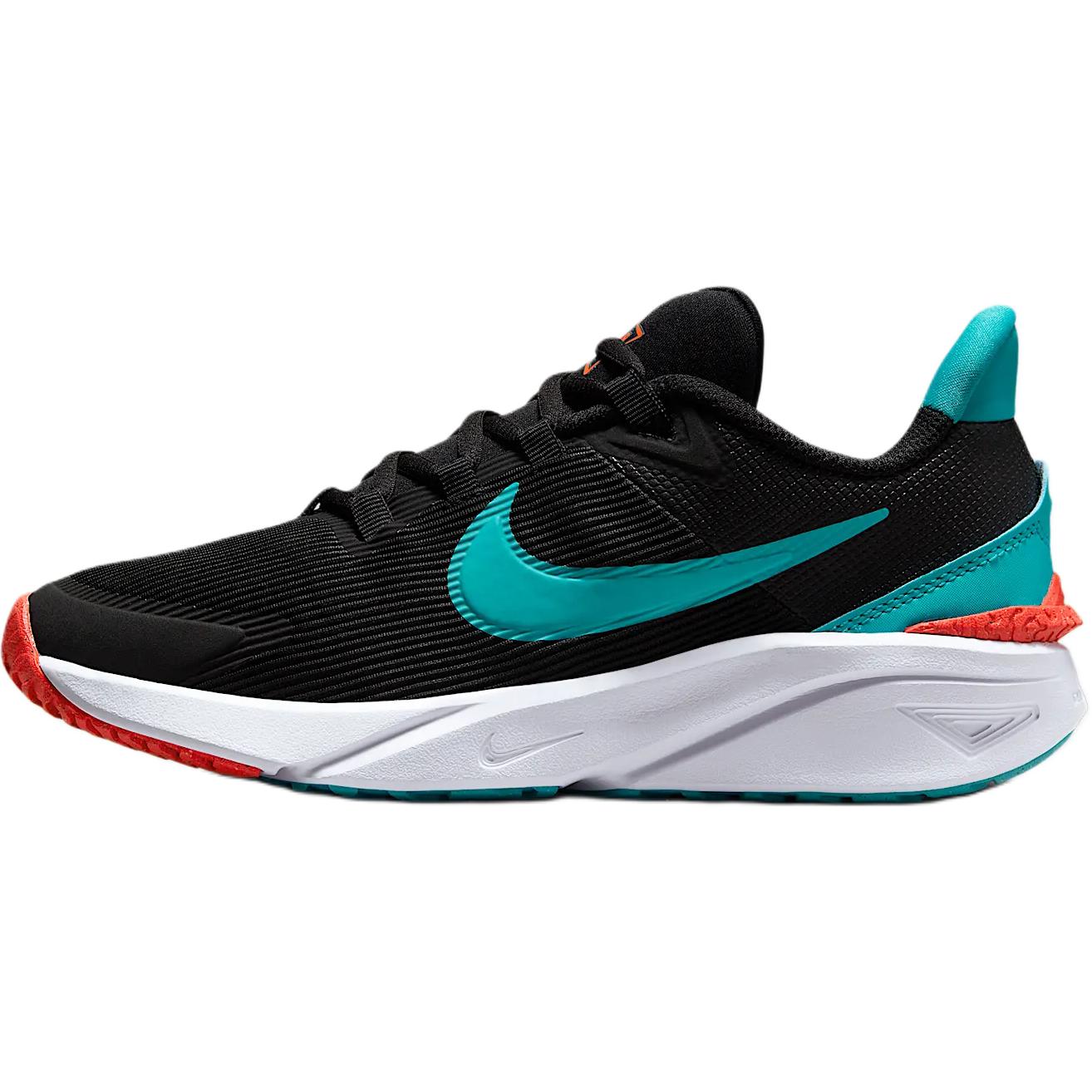 

Детские кроссовки Star Runner 4 с антискользящей подошвой и износостойким верхом Nike, черный