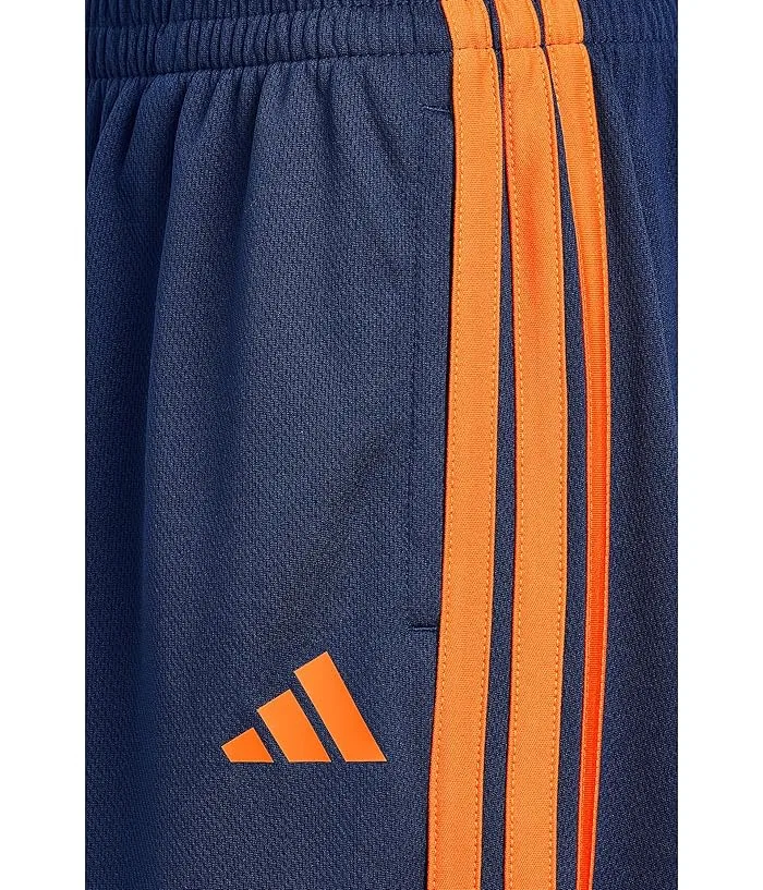 Шорты спортивные Essentials 3-Stripe Adidas Kids, Navy/Bright Orange — фото 3