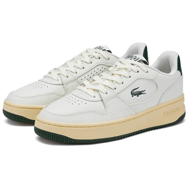 Кеды, скейтборд обувь женская низкая Off White Lacoste — фото 3