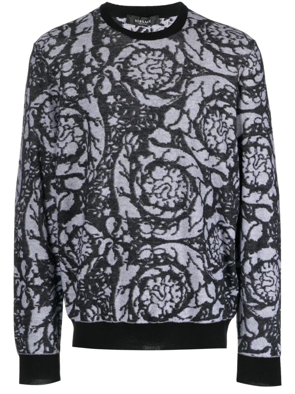 

Джемпер Barocco Silhouette VERSACE, черный