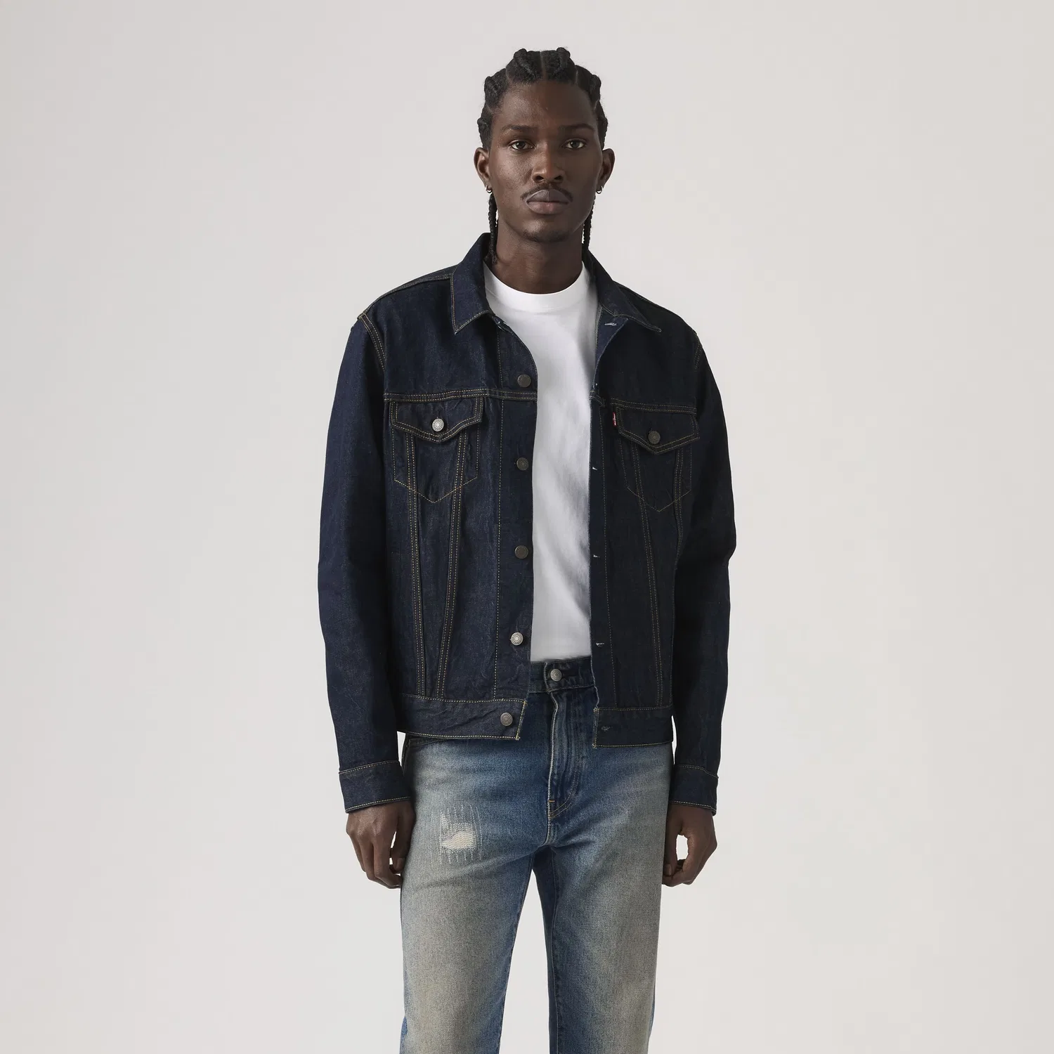 Куртка дальнобойщика Levi's, Dark Wash — фото 3