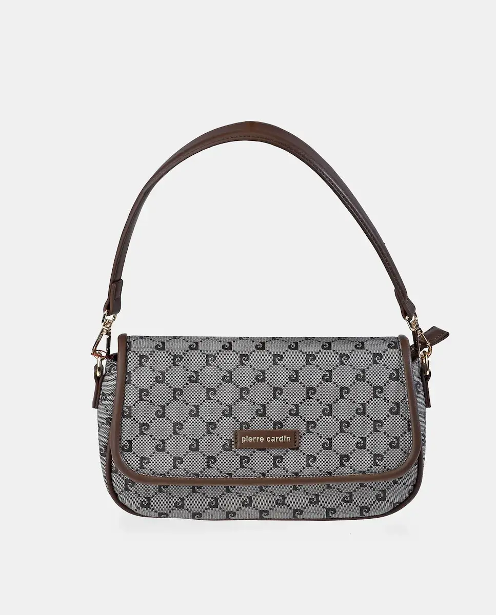 

Сумка через плечо из парусины и полиуретана Pierre Cardin, черный