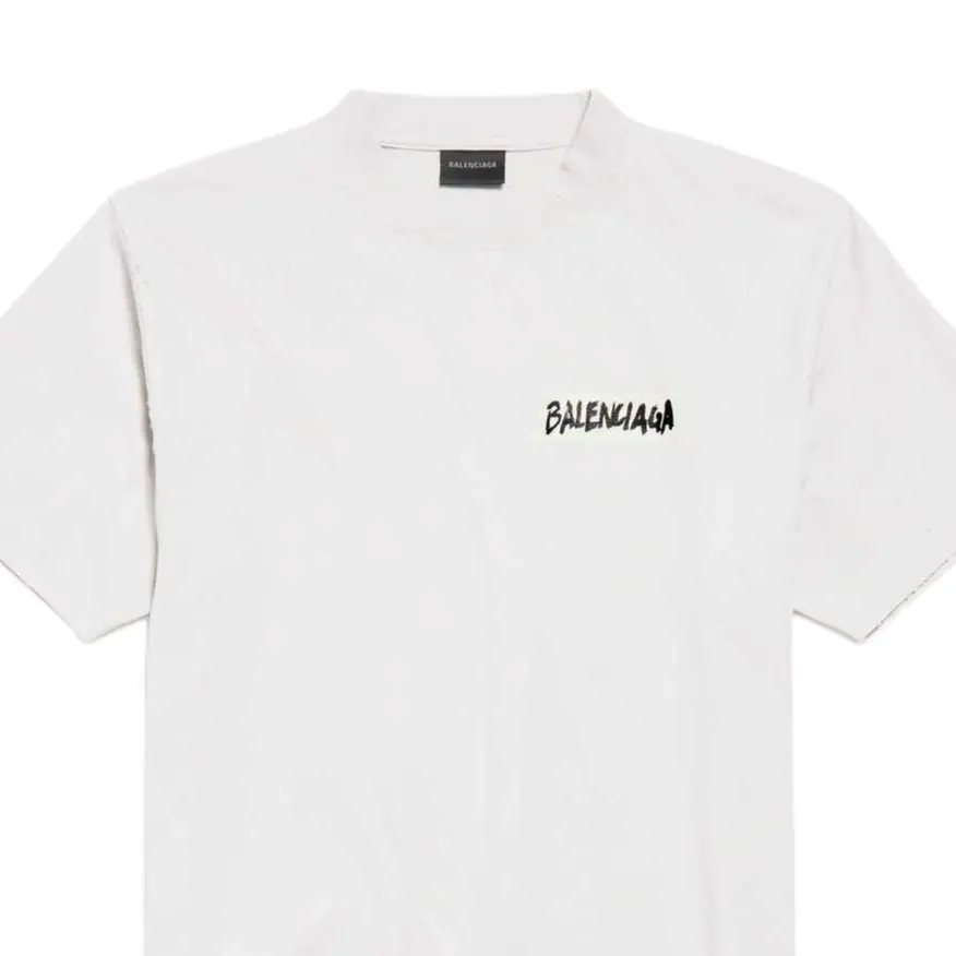 Футболка SS26 женская Regular Fit Balenciaga, белый — фото 4