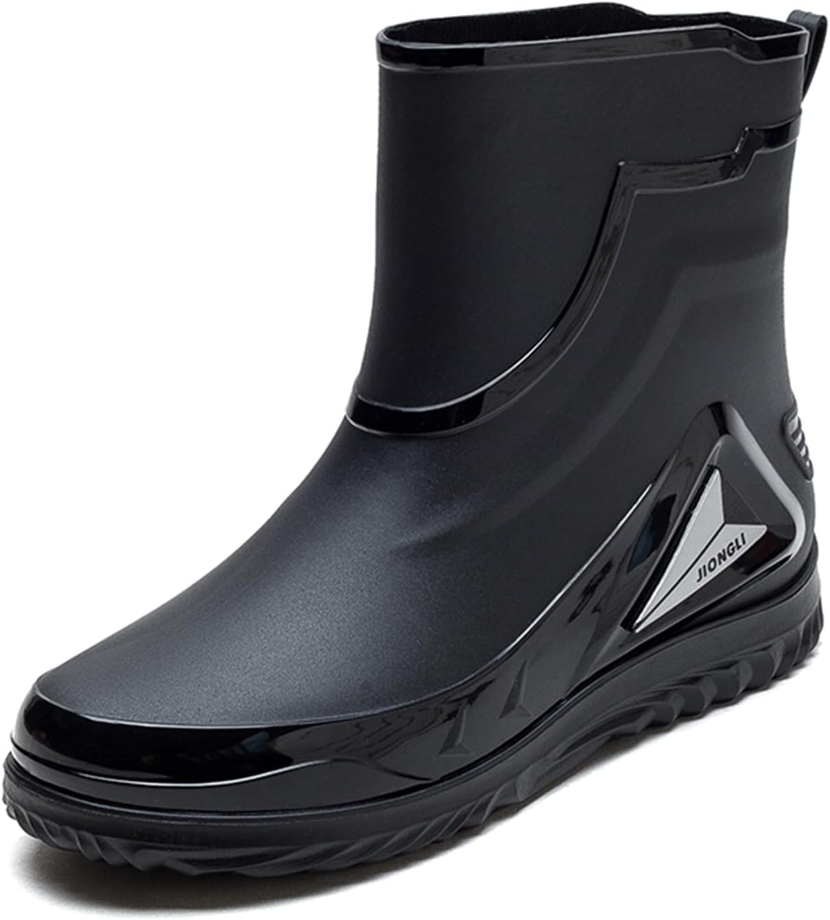 

Мужские сапоги Wellington AUXDIQ для улицы и сада, водонепроницаемые, ботинки-дождевики на щиколотку, черный