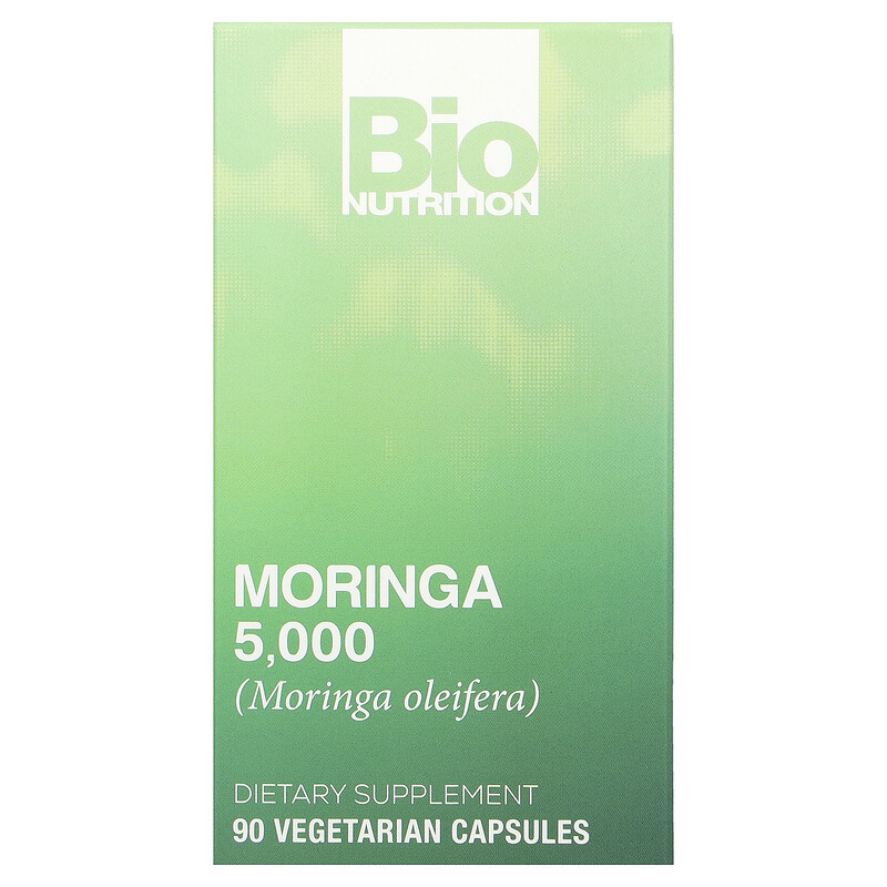 

Bio Nutrition, Моринга 5000, 5000 мг, 90 вегетарианских капсул