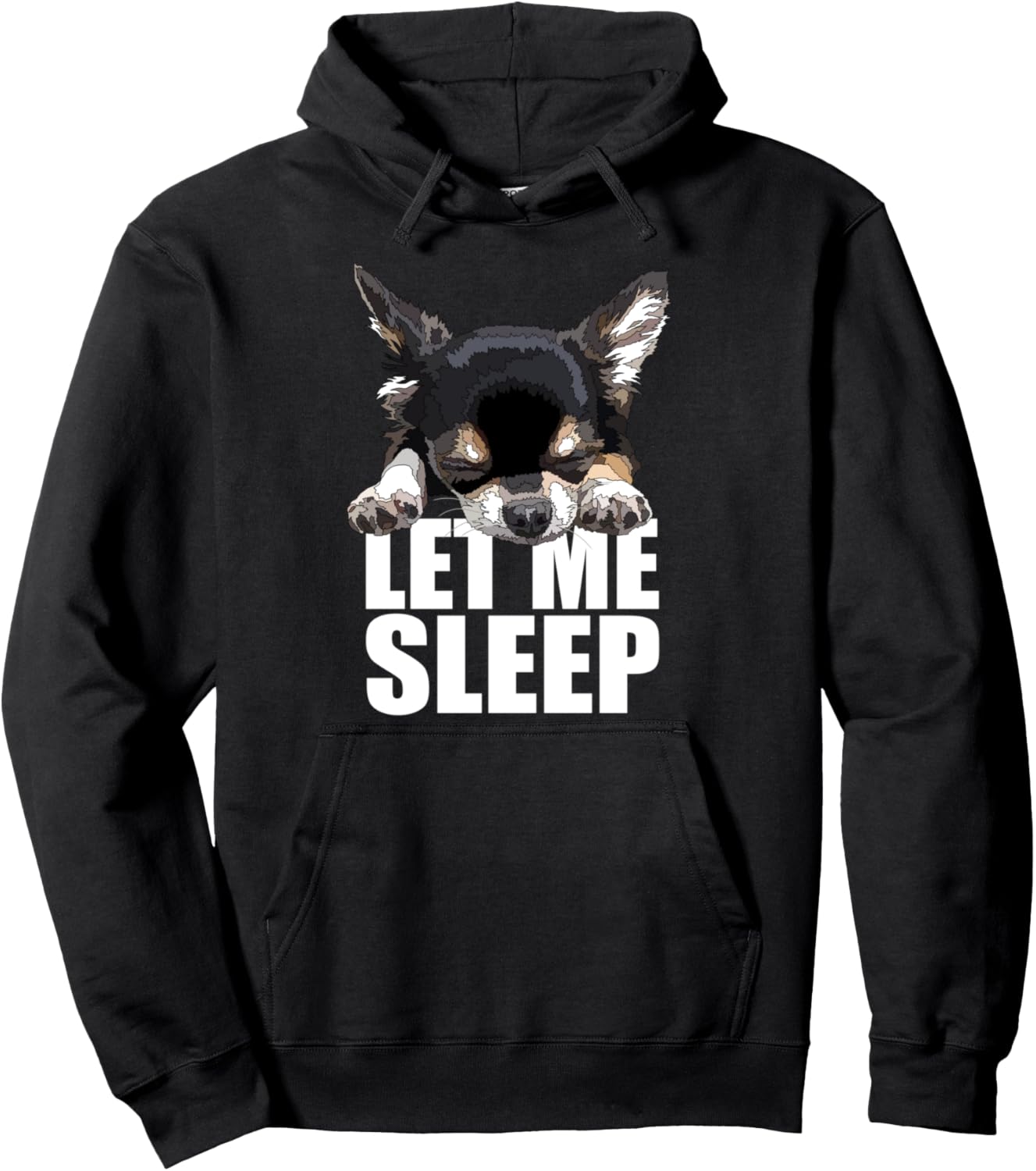 

Худи с изображением черно-подпалого чихуахуа «Позволь мне поспать» Raf The Artist Designs, Черный, Худи с изображением черно-подпалого чихуахуа «Позволь мне поспать» Raf The Artist Designs