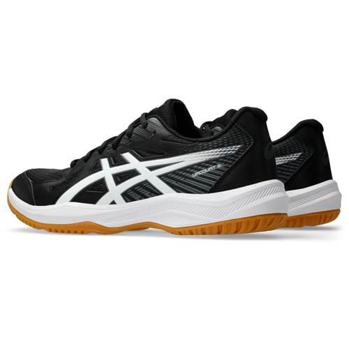 Кроссовки для мужчин в помещении — ASICS Upcourt 6 — чёрно-белые — фото 4