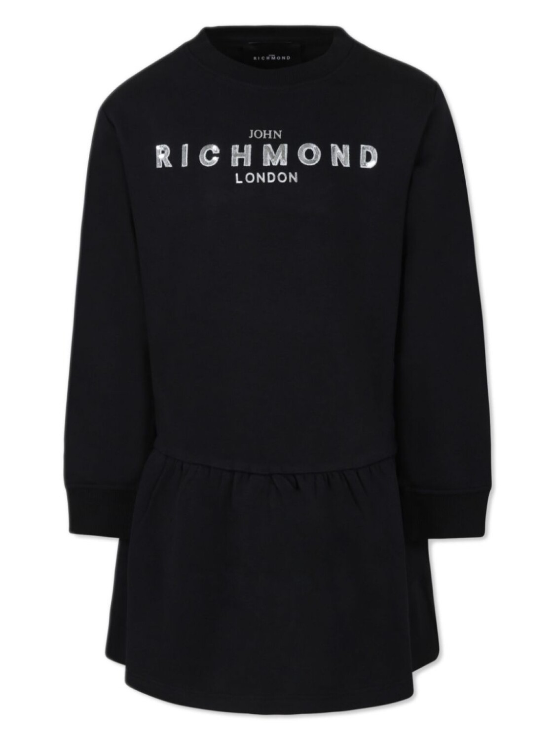 

Платье с логотипом John Richmond Junior, черный